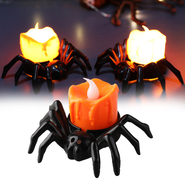 Halloween Spider Candlestick
