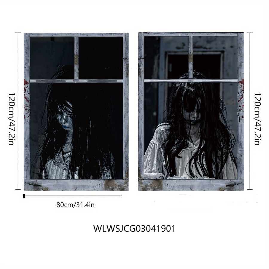 3D Halloween Window Cover